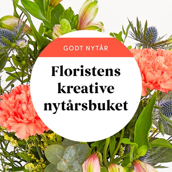 Floristens kreative nytårsbuket